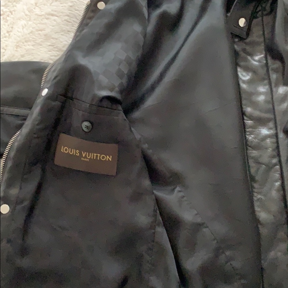 Used Louis Vuitton leather jacket for men